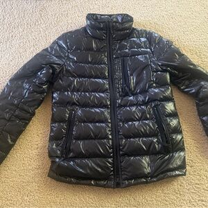 J. Crew Shiny Black Outerwear